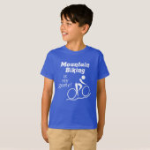 T-shirt Le VTT est mon jeu ! Garçons (Devant entier)