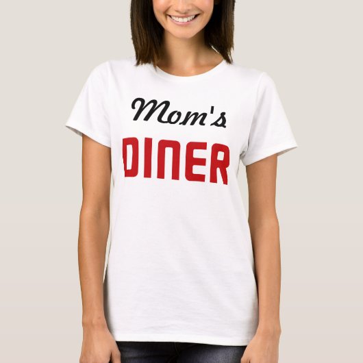 T-shirt Le wagon-restaurant de la maman (Devant)