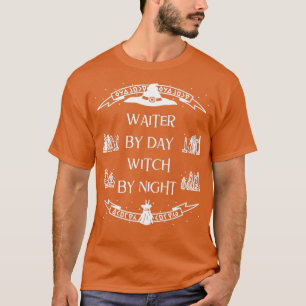 T-shirt Le Waiter De Jour Sorcière De Nuit