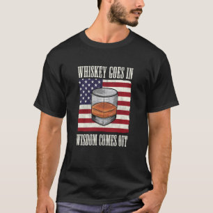 T-shirt Le Whiskey Bourbon Va Dans La Sagesse Sorte 2