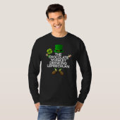 T-shirt Le Whiskey Chocolat Boire Leprechuan Funny St (Devant entier)