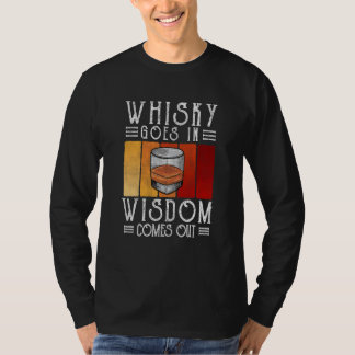 T-shirt Le Whisky Entre La Sagesse Sort