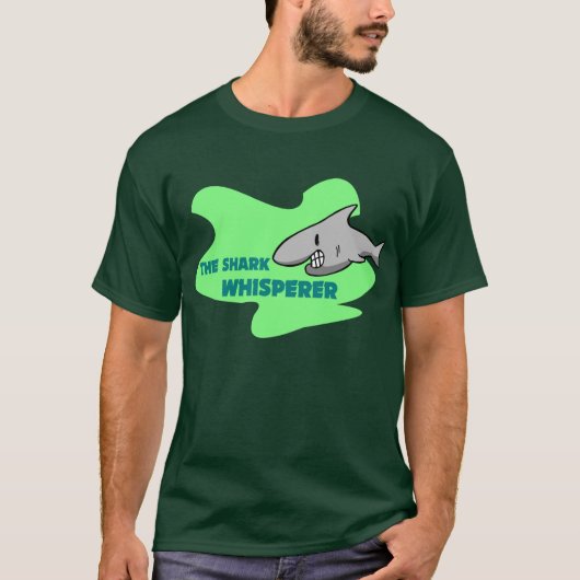 T-shirt Le Whisperer de requin (Devant)