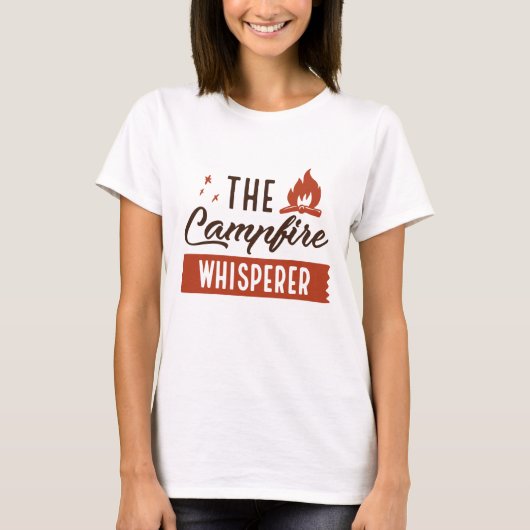 T-shirt Le Whisperer du feu de camp (Devant)