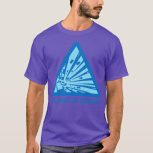 T-shirt Le WiFi est en panne Internet cassé Pas d'accès we