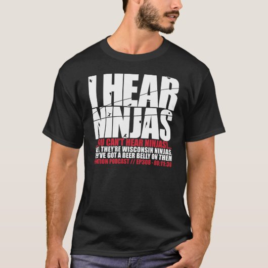 T-shirt Le Wisconsin Ninjas - avant (Devant)