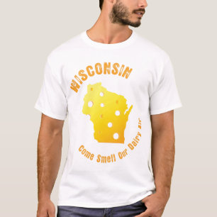 T-shirt Le Wisconsin viennent odeur notre air de laiterie