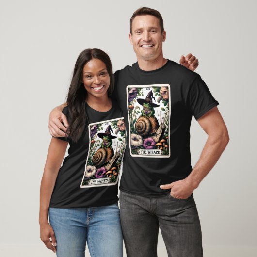 T-shirt Le Wizard Tarot Card Witchy Frog Goblincore (Unisexe)