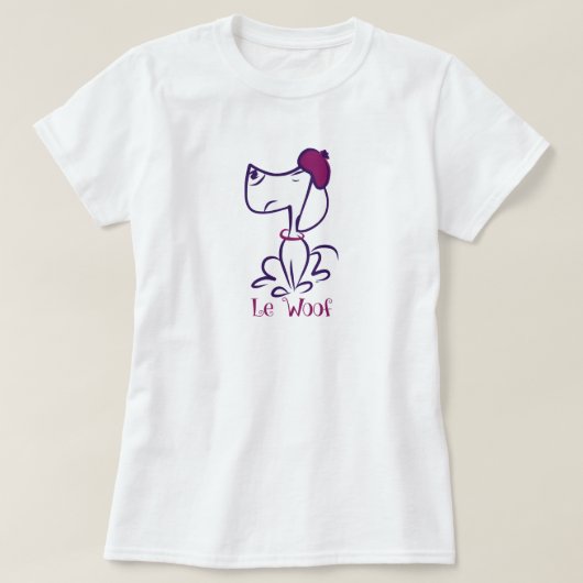 T-shirt Le Woof Doxie (Design devant)