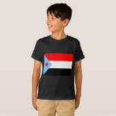 T-shirt Le Yémen du sud Flag (1967) (Devant entier)