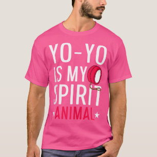 T-shirt Le Yo-Yo Est Mon Animal Spirituel Yoyo Jonglage Yo