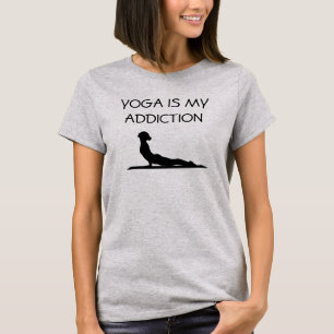 T-shirt Le yoga est ma dépendance
