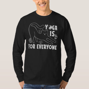 T-shirt Le Yoga est pour tous Chat Majariasana Coeur 1