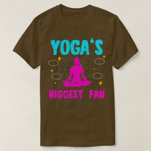 T-shirt Le Yoga Le Plus Grand Ventilateur (Design devant)