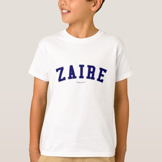 T-shirt Le Zaïre (Devant)