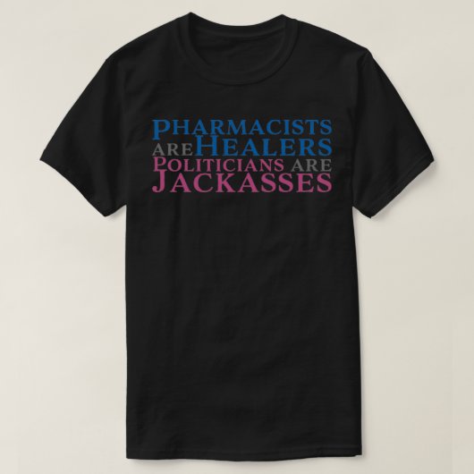 T-shirt Le zèle de l'Amérique en pandémie Pharmaciens a (Design devant)