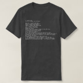 T-shirt Le zen de Python (Design devant)