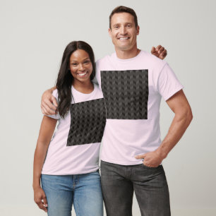 T-shirt Le zigzag foncé aztèque de motif de Chevron barr