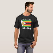 T-shirt Le Zimbabwe a fait (Devant entier)