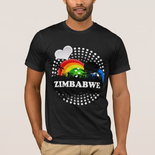 T-shirt Le Zimbabwe fruité mignon (Devant)