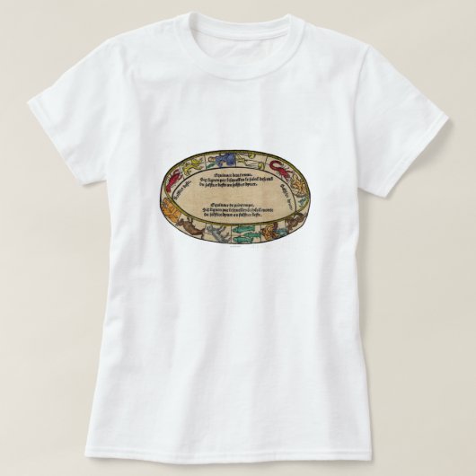 T-shirt Le zodiaque, 1496 (Design devant)