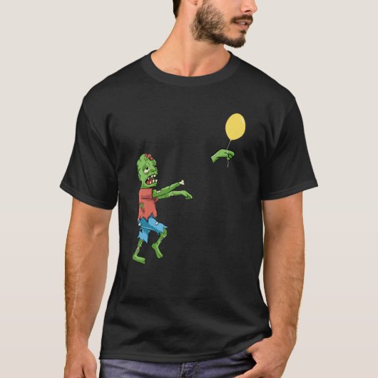 T-shirt Le zombie a perdu son ballon (Devant)