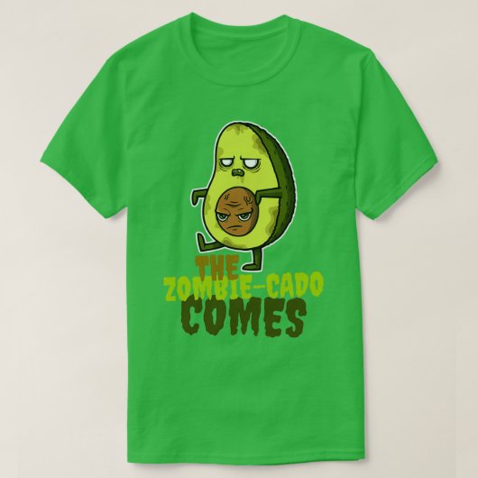 T-shirt Le Zombiecado vient (Design devant)