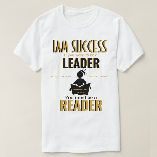 T-SHIRT LEADER READER (Design devant)