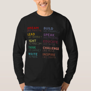 T-shirt Leaders d'histoire noire inspirants