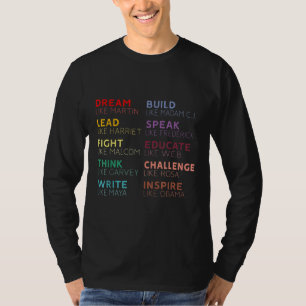T-shirt Leaders d'histoire noire inspirants