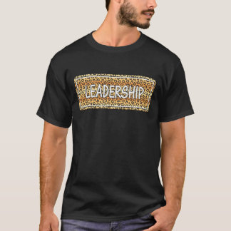 T-shirt Leadership Leopard Motif, Stlish Leadership Tea