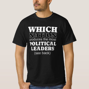 T-shirt leadership politique