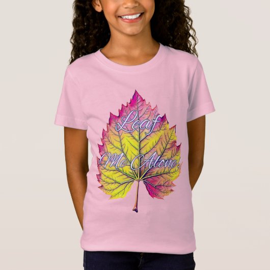 T-Shirt LEAF ME ALONE (Devant)