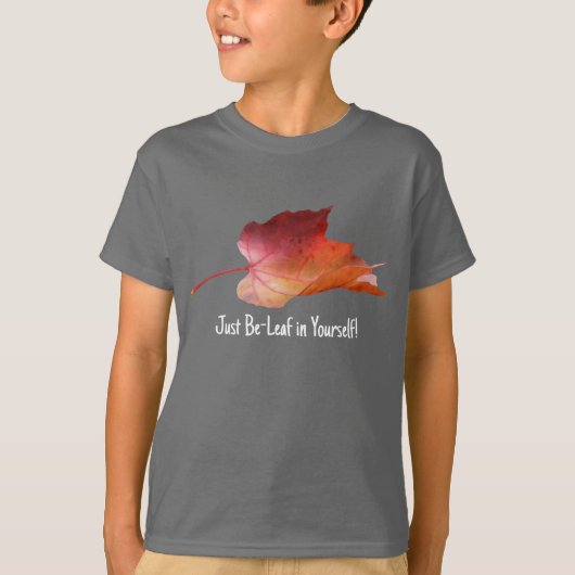 T-shirt Leaf of Faith : Crois en toi-même Tee (Devant)