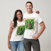 T-shirt Leaf Rolling Grasshopper 170724IREF201 - Watercolo (Unisexe)