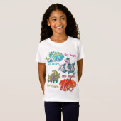 T-Shirt Leaf, sky, fire, sea Dragon pixel art (Devant entier)