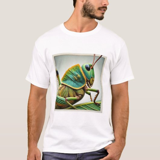 T-shirt Leafrolling grasshopper 050824IREF238 - Watercolor (Devant)