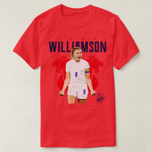T-shirt Leah Williamson (Design devant)