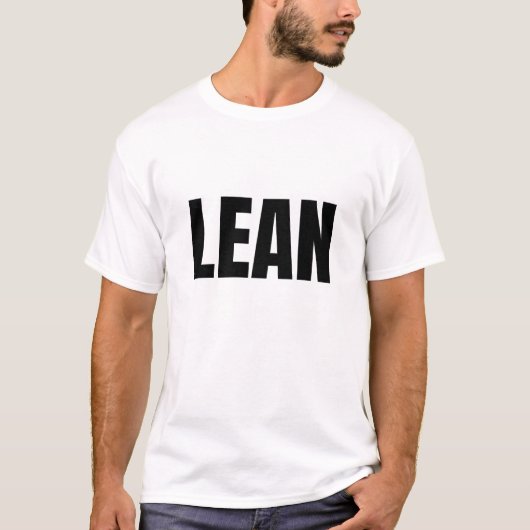 T-shirt Lean (Sombre) (Devant)