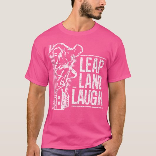 T-shirt Leap And Laugh Parkour (Devant)