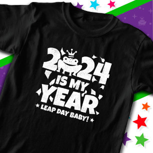 T-shirt Leap Day Leaper 2024 est mon année fév 29 annivers