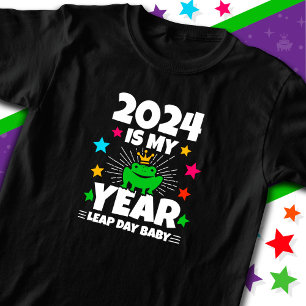 T-shirt Leap Day Leapling 2024 Est Mon Année Février 29 An
