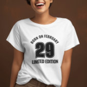T-shirt Leap Day Né Le Février 29 Leap Année Anniversaire