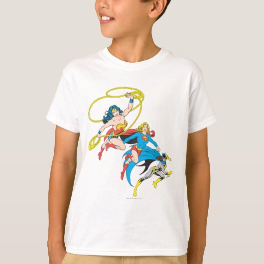 T-shirt Leap des superhéroïnes (Devant)