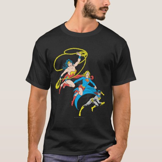 T-shirt Leap des superhéroïnes (Devant)