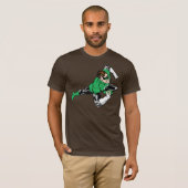 T-shirt Leap vert à droite (Devant entier)