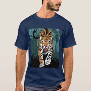 T-shirt Leapard stylisé