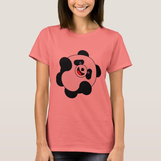 T-shirt Leaping Panda (Devant)