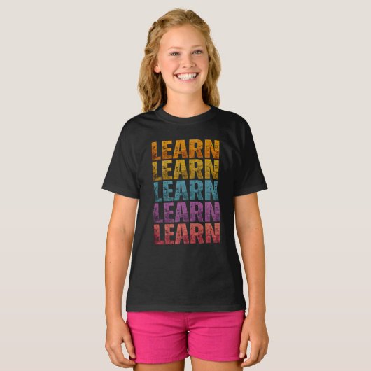 T-Shirt LEARN LEARN (Devant entier)
