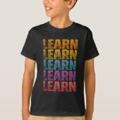 T-Shirt LEARN LEARN (Devant)